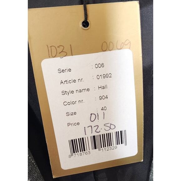 Bandolera Grey Pinstripe Vest, 12, NWT - Picture 7 of 9